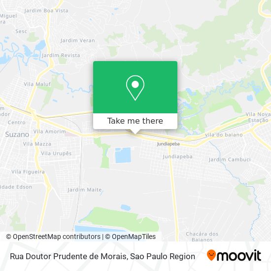 Rua Doutor Prudente de Morais map