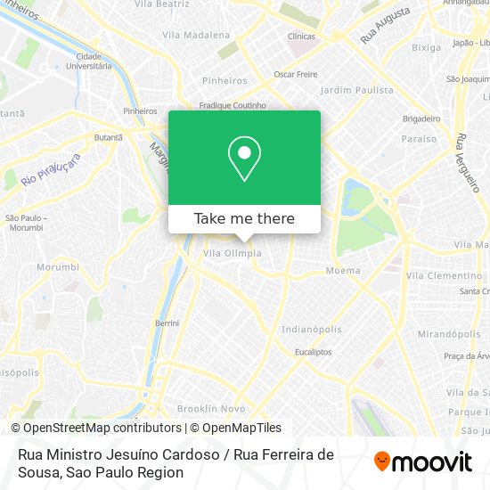 Rua Ministro Jesuíno Cardoso / Rua Ferreira de Sousa map