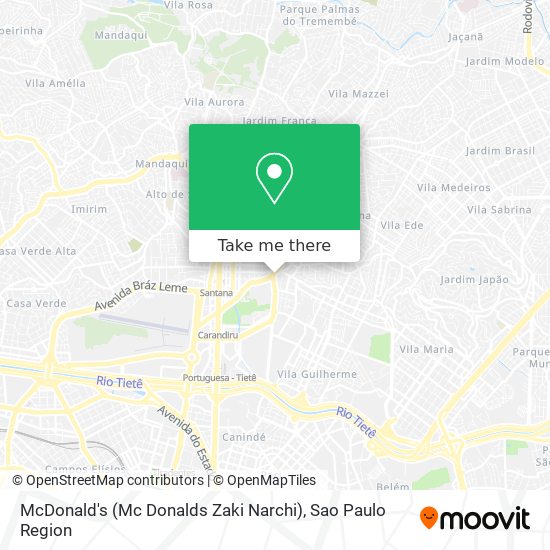 McDonald's (Mc Donalds Zaki Narchi) map