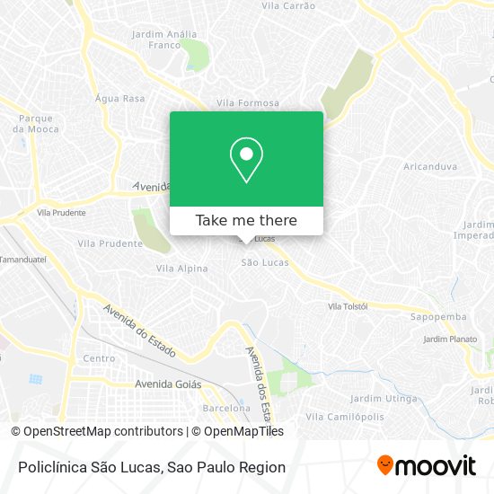 Policlínica São Lucas map