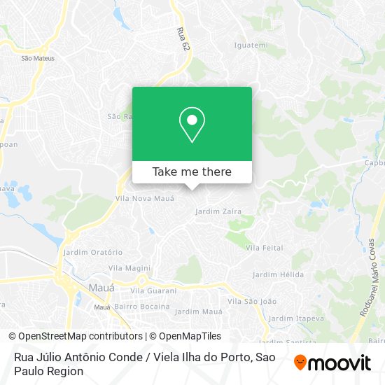 Rua Júlio Antônio Conde / Viela Ilha do Porto map