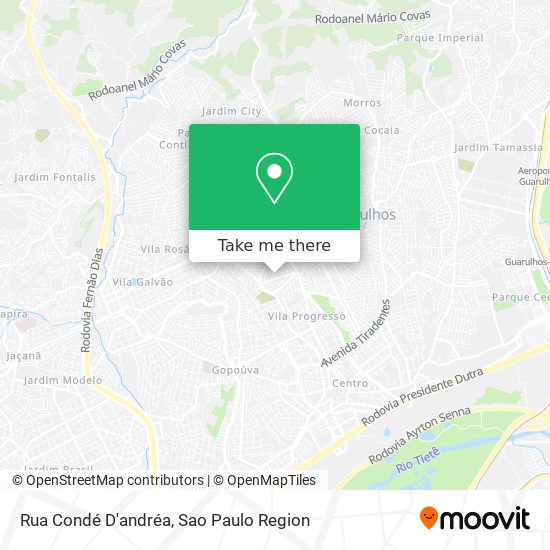Rua Condé D'andréa map