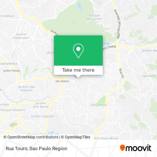 Rua Touro map