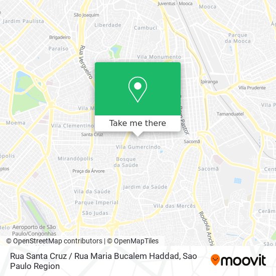 Rua Santa Cruz / Rua Maria Bucalem Haddad map