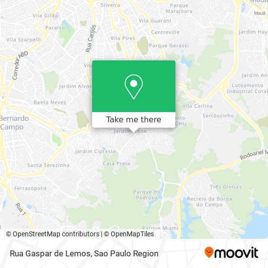 Rua Gaspar de Lemos map
