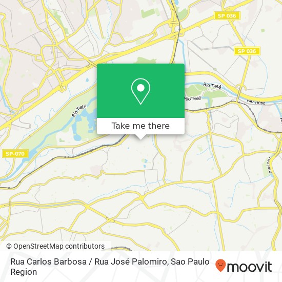 Rua Carlos Barbosa / Rua José Palomiro map