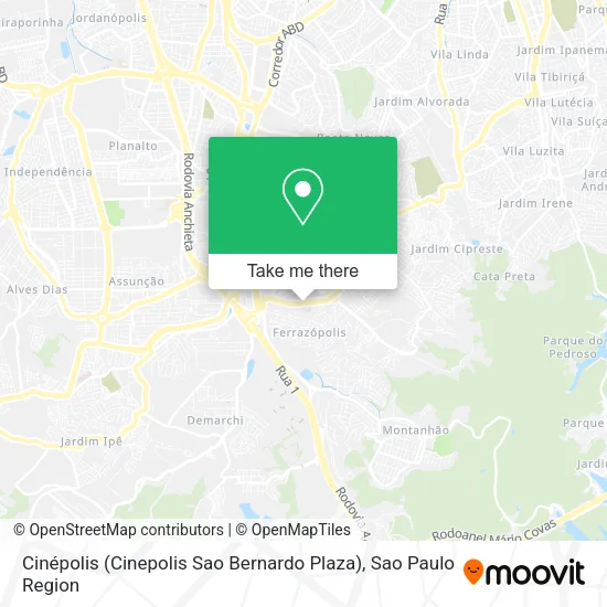 Cinépolis (Cinepolis Sao Bernardo Plaza) map