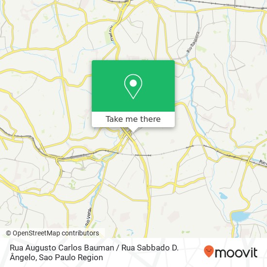 Mapa Rua Augusto Carlos Bauman / Rua Sabbado D. Ângelo