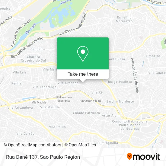 Rua Dené 137 map