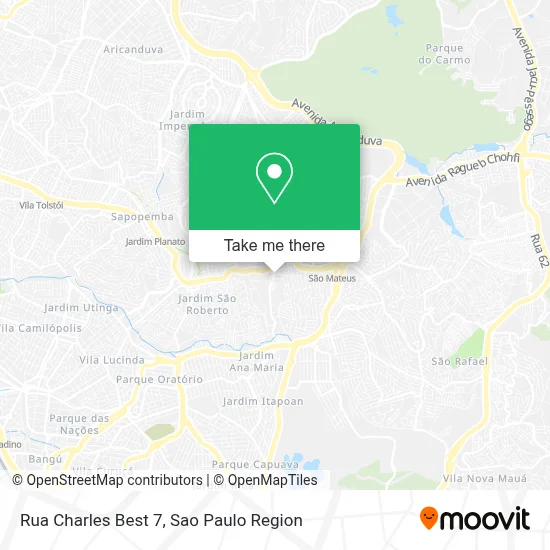 Rua Charles Best 7 map