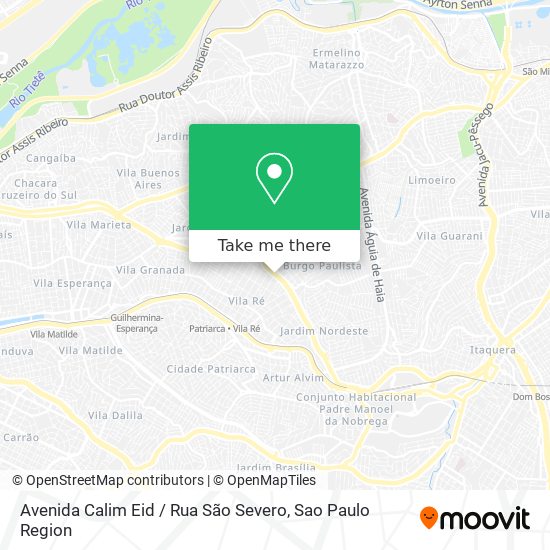 Mapa Avenida Calim Eid / Rua São Severo