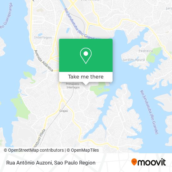 Rua Antônio Auzoni map
