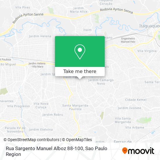 Rua Sargento Manuel Alboz 88-100 map