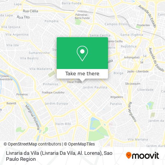 Livraria da Vila (Livraria Da Vila, Al. Lorena) map