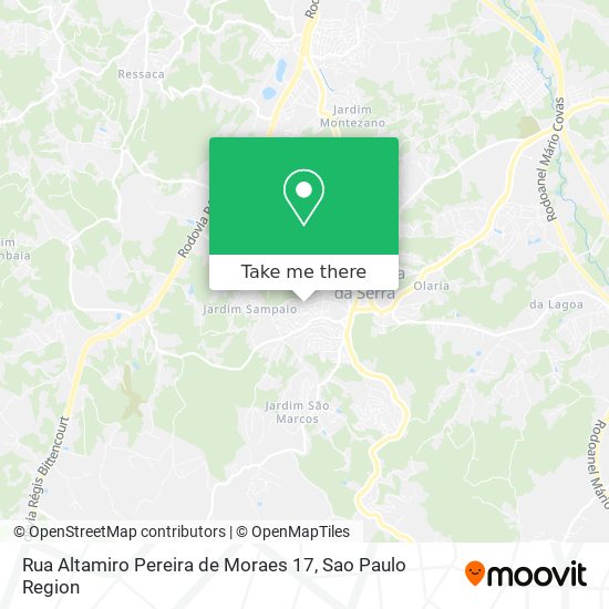 Rua Altamiro Pereira de Moraes 17 map