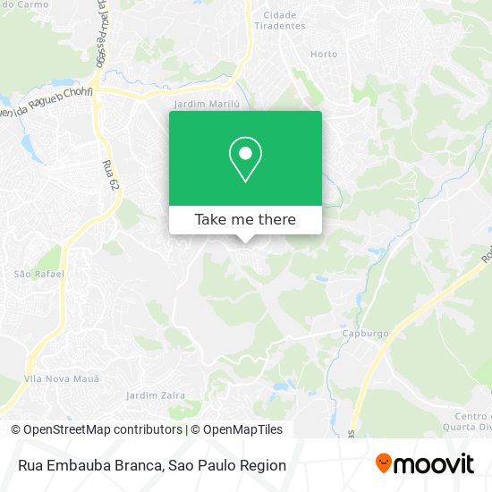 Rua Embauba Branca map