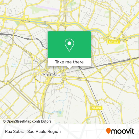 Rua Sobral map