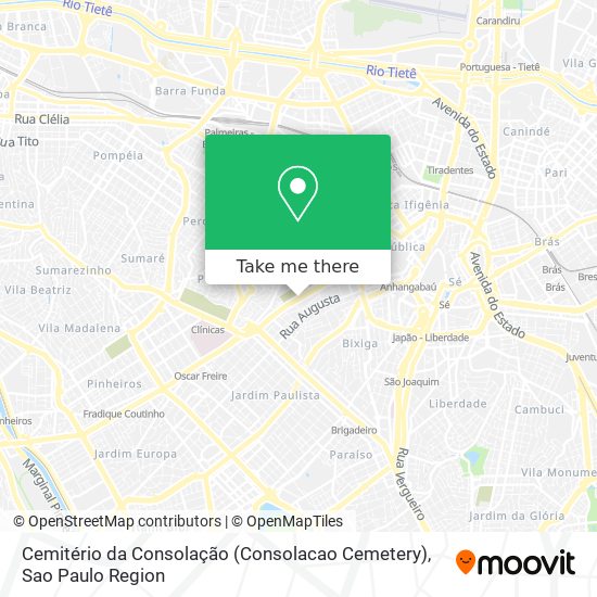 Cemitério da Consolação (Consolacao Cemetery) map