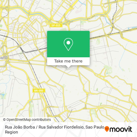 Rua João Borba / Rua Salvador Fiordelisio map