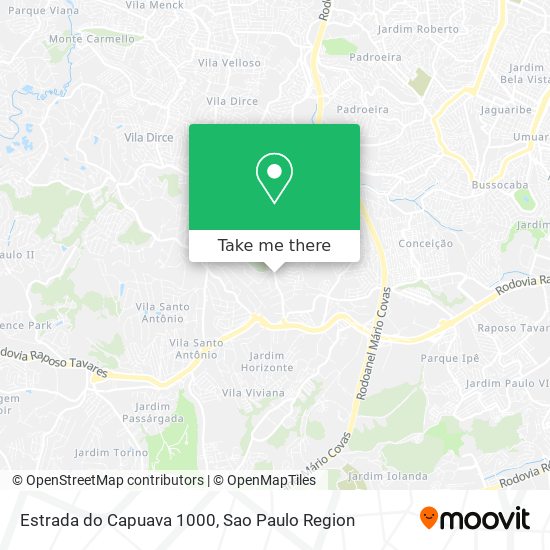 Estrada do Capuava 1000 map