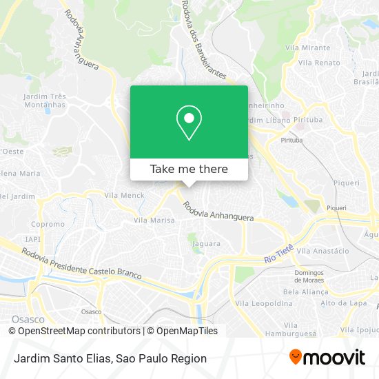 Jardim Santo Elias map