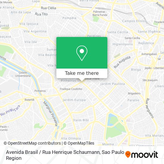 Avenida Brasil / Rua Henrique Schaumann map