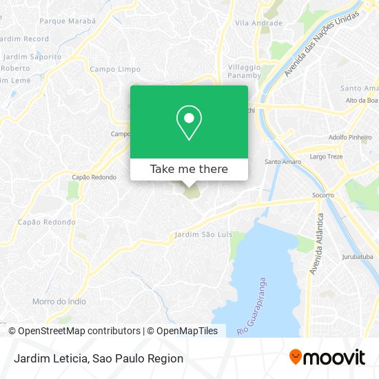 Jardim Leticia map