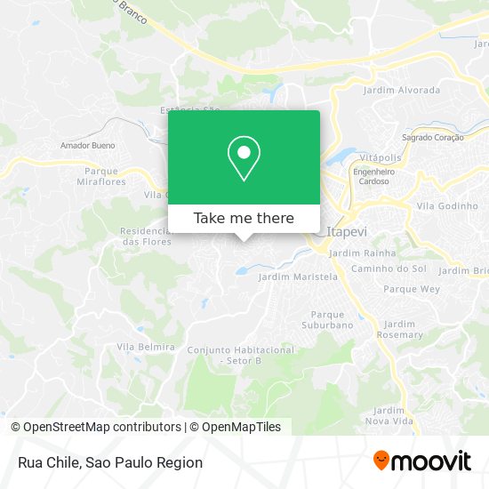 Rua Chile map