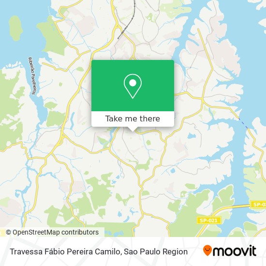 Mapa Travessa Fábio Pereira Camilo