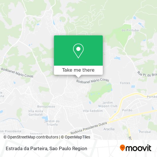 Estrada da Parteira map