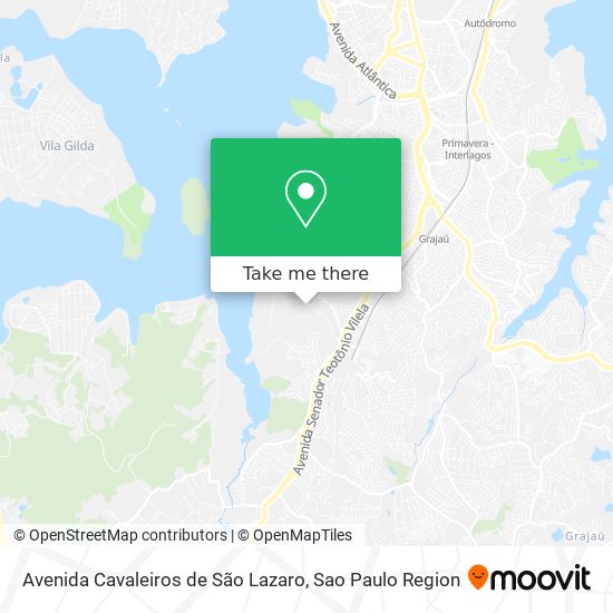 Avenida Cavaleiros de São Lazaro map