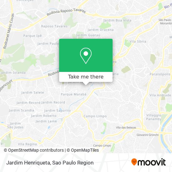 Jardim Henriqueta map