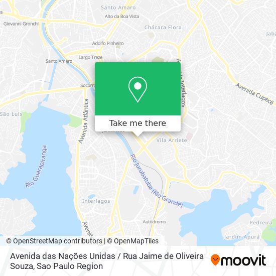 Avenida das Nações Unidas / Rua Jaime de Oliveira Souza map