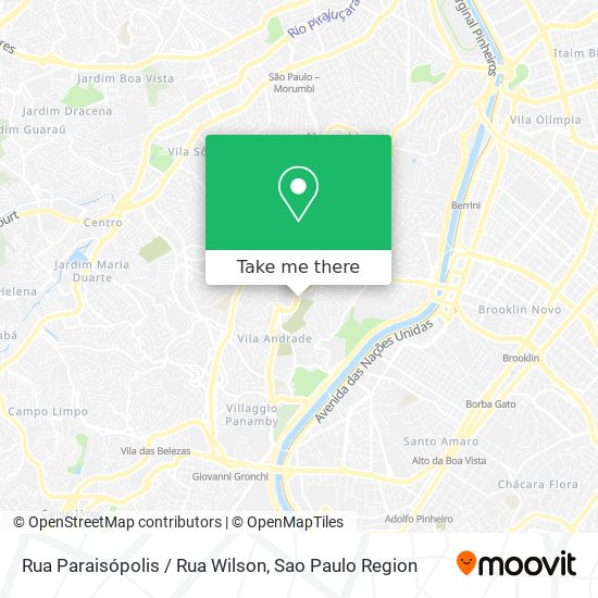 Rua Paraisópolis / Rua Wilson map