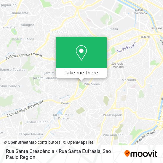Rua Santa Crescência / Rua Santa Eufrásia map