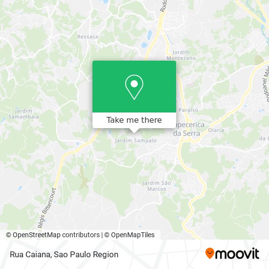 Rua Caiana map