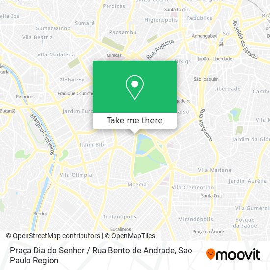 Praça Dia do Senhor / Rua Bento de Andrade map