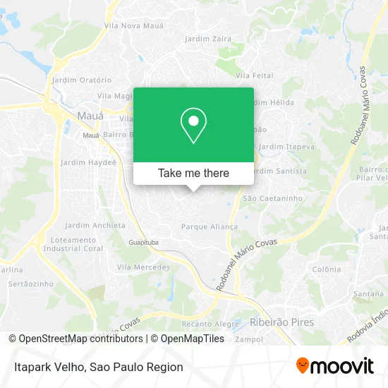 Itapark Velho map