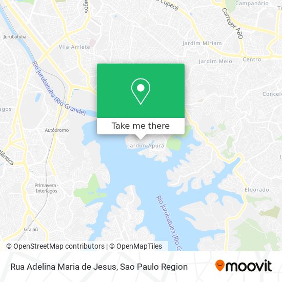 Rua Adelina Maria de Jesus map