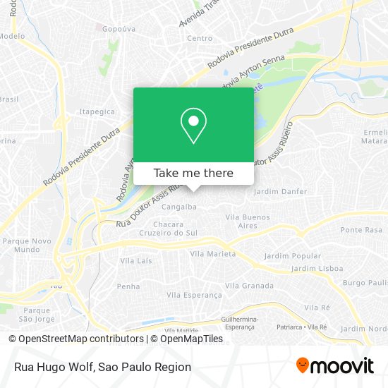Rua Hugo Wolf map
