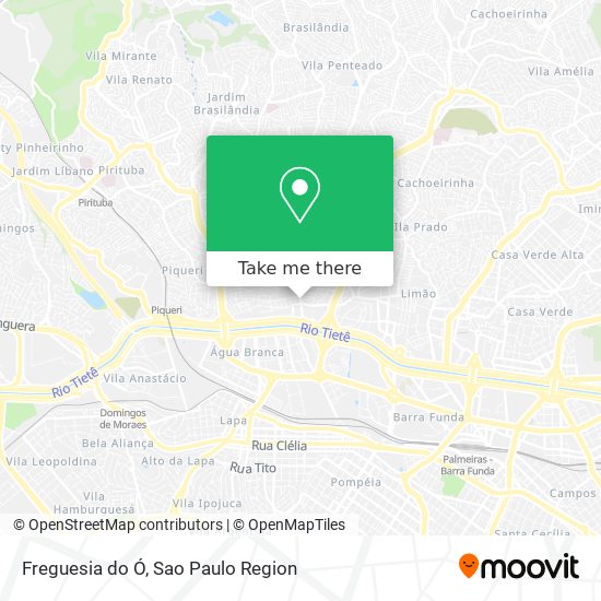 Freguesia do Ó map