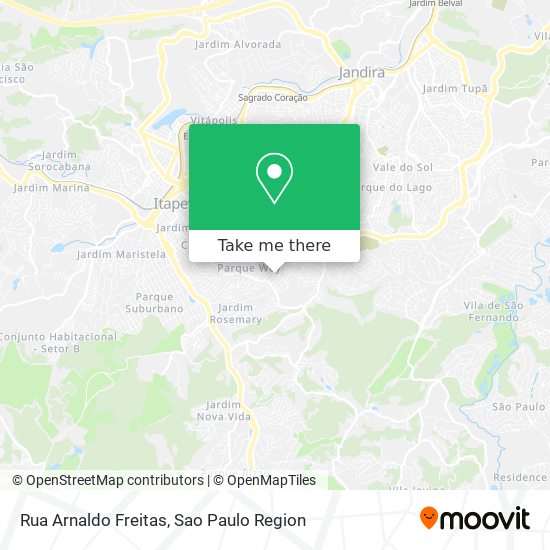 Rua Arnaldo Freitas map