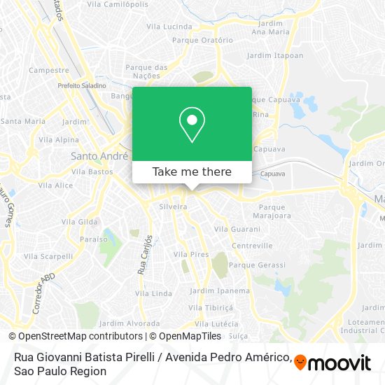 Rua Giovanni Batista Pirelli / Avenida Pedro Américo map