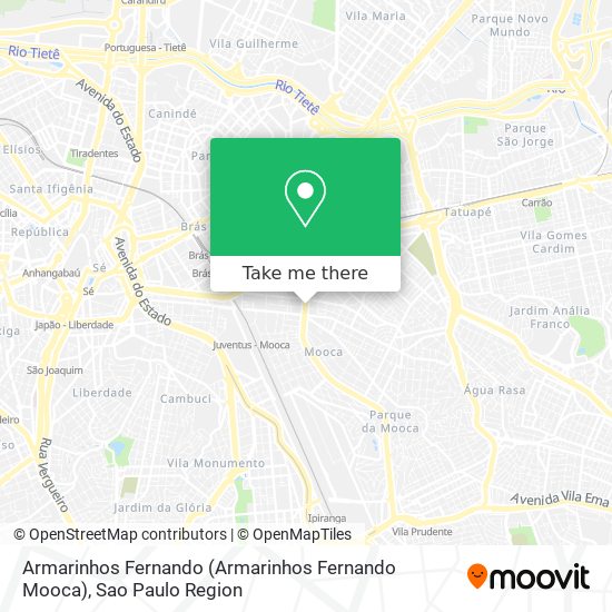 Armarinhos Fernando (Armarinhos Fernando Mooca) map