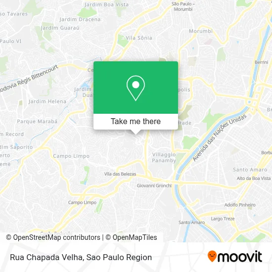 Rua Chapada Velha map