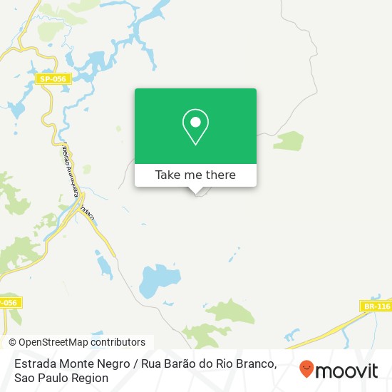 Estrada Monte Negro / Rua Barão do Rio Branco map