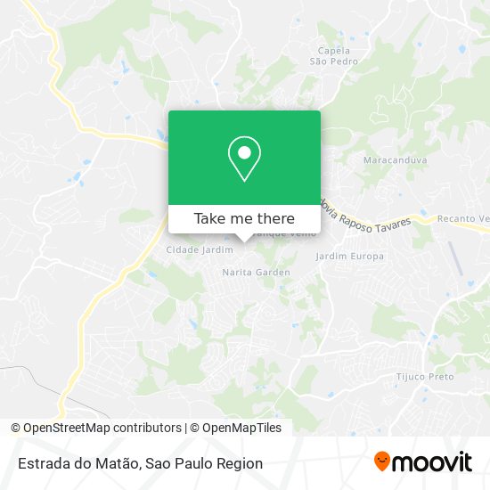 Estrada do Matão map