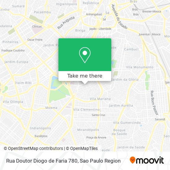 Rua Doutor Diogo de Faria 780 map
