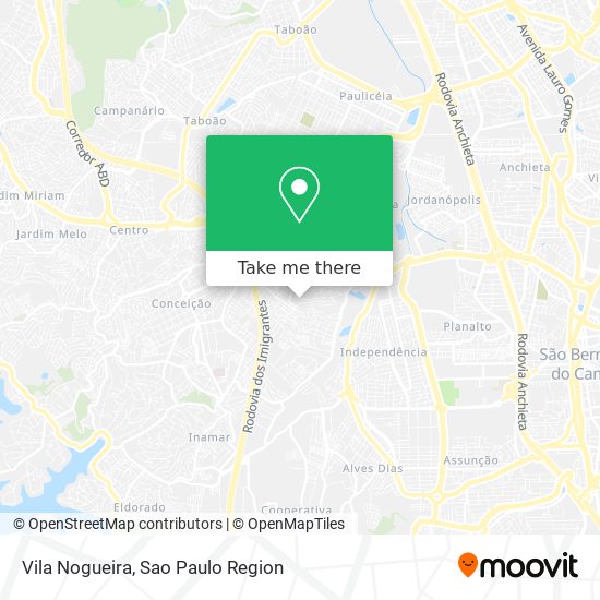Mapa Vila Nogueira
