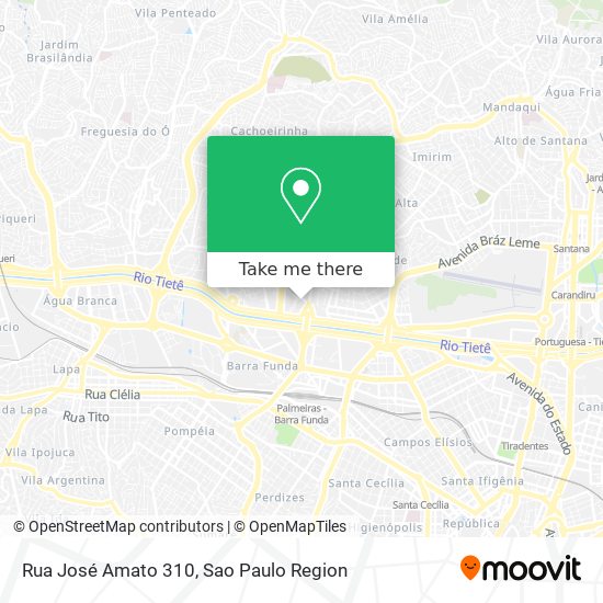 Mapa Rua José Amato 310